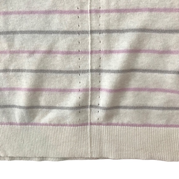 Brora Lightweight Cream Knit Linen/Cotton Top US 8-10 / UK 12-14 - Picture 7 of 10